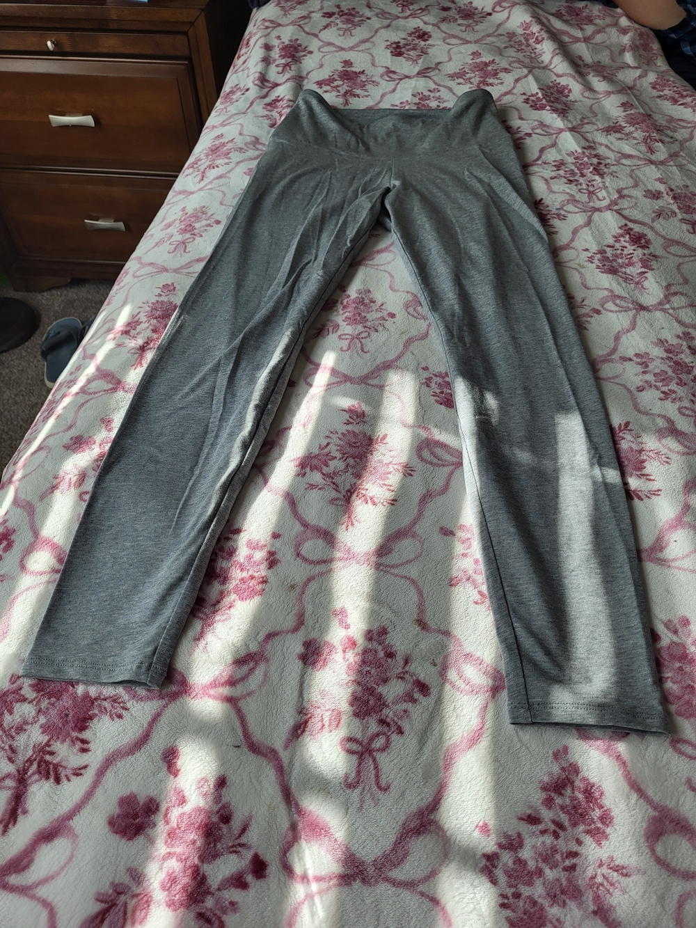 No Boundaries Gray High-Waist Leggings